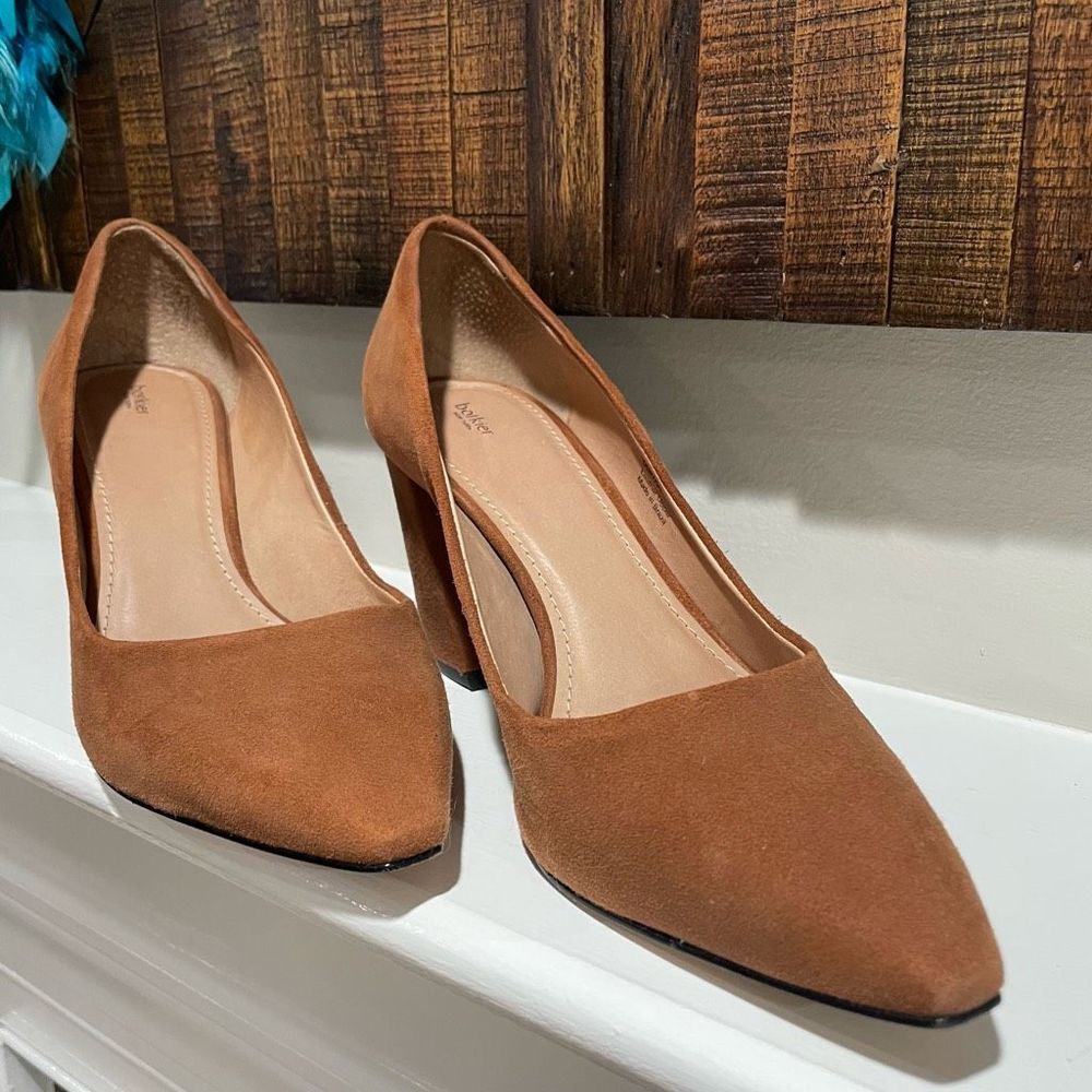 BOTKIER - Tabitha Pumps Heels Brown Suede 9.5 - Picture 2 of 11